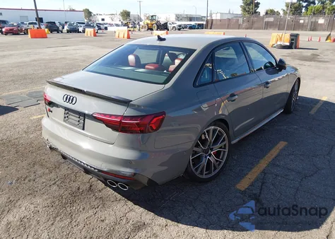 2022 Audi S4 Prestige Tfsi Quattro Tiptronic from USA, damaged, VIN WAUC4AF41NA034612